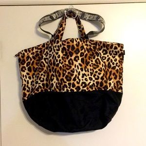 Victoria secret pink beach bag